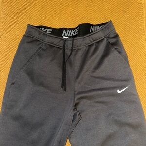 Dark Grey Men’s Nike Straight Leg Dri Fit Sweats